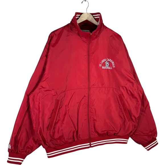 Vintage St. Louis Cardinals Mini Logo Full Zip MLB Jacket XL - Picture 4 of 7
